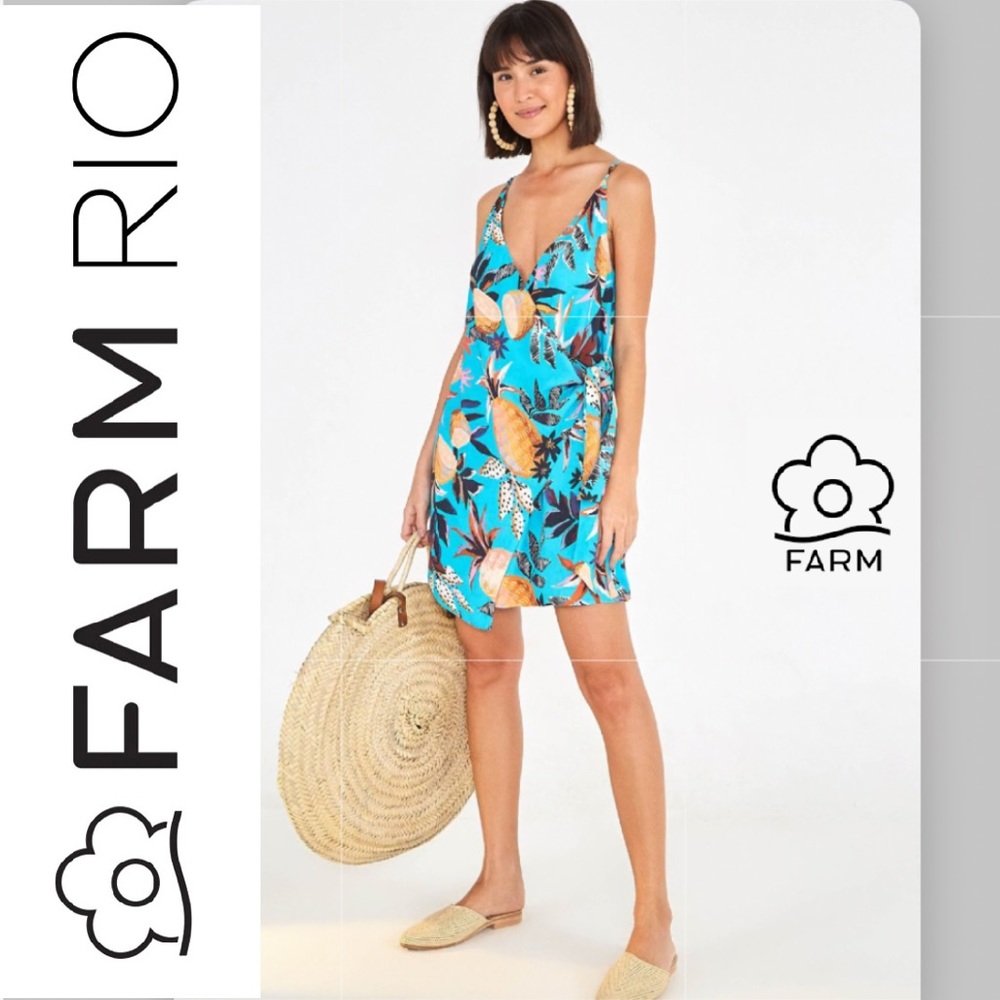 NWT Farm Rio wrap dress